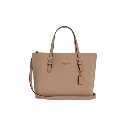 COACH Mollie GRAIN LEATHER Сумка Сумка через плечо Сумка через плечо Средний Женская Тауповый