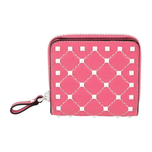 Valentino Garavani Кожа Кошелек Маленький Женский Розовый