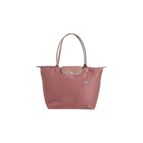 LONGCHAMP Нейлоновая сумка-тоут сумка для покупок сумка через плечо обычная женская цвет вишневый цветок розовый