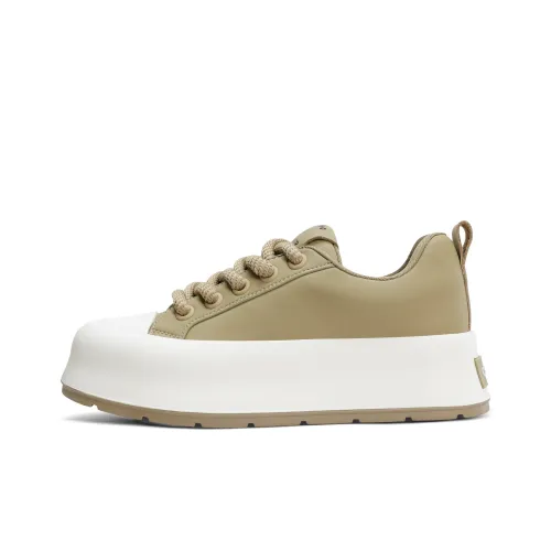 C°BANNER Противоскользящий устойчивый к истиранию низкий топ кэжуал женский молочно-чайный