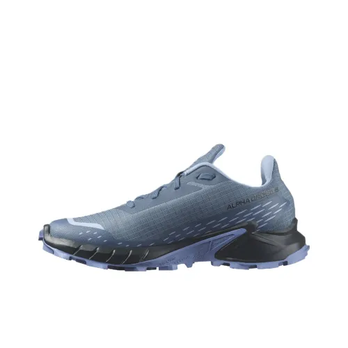 SALOMON Alphacross 4 Low Топ Беговые кроссовки Женские Синий