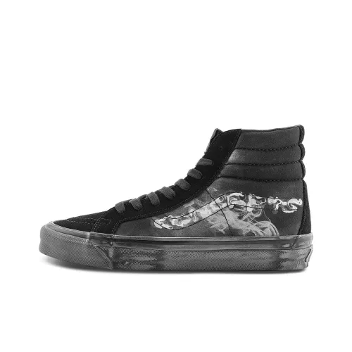 Concepts x VANS SK8 HI Устойчивые к истиранию высокие кроссовки для скейтбординга унисекс черные серые
