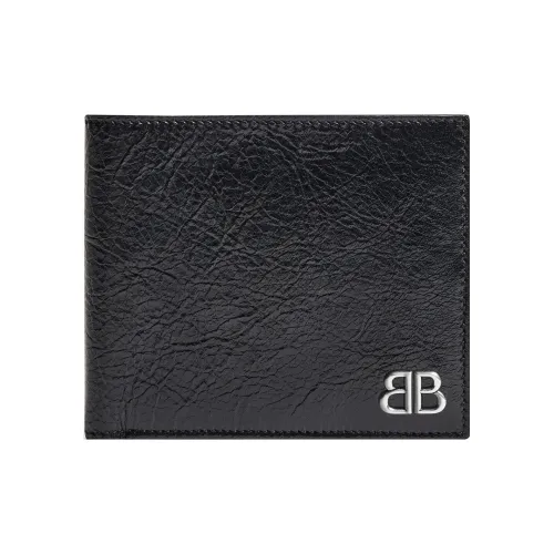 Balenciaga Arena Lambskin Wallet Regular Men's Black