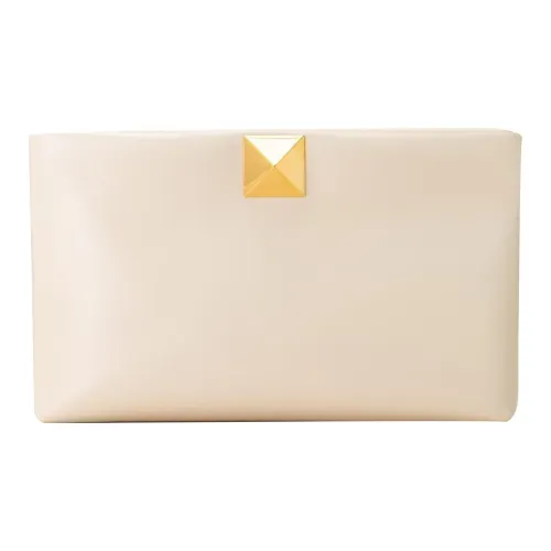 Valentino Кожа Клатч Женская Белая