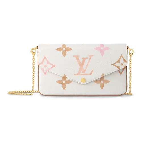 LOUIS VUITTON Pochette Felicie Покрытый холст 3 в 1 Сумка Сумка через плечо Стандартная Женская