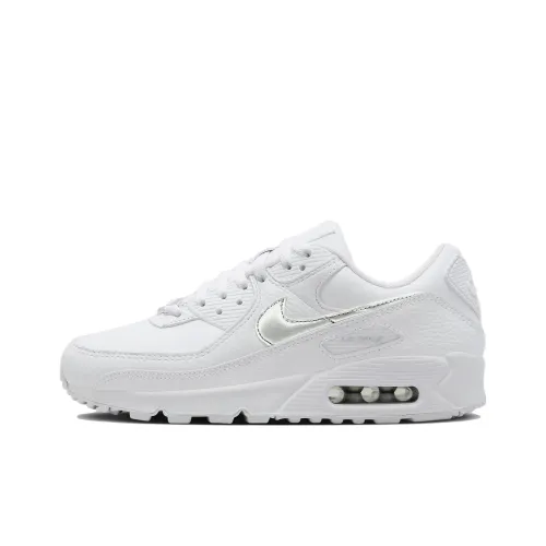 Nike Air Max 90 Low Топ Повседневный Женские Белые