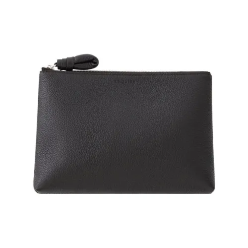 Lemaire Клатч из коровьей кожи женский цвет темный шоколад