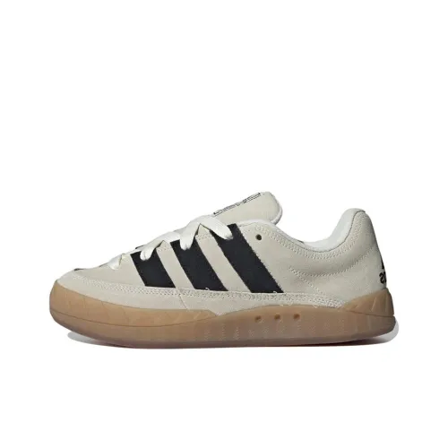 Adidas Originals Adimatic Slip-Resistant Shock Absorbers Low Top Skateboard Shoes Unisex Beige