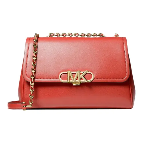 MICHAEL KORS Паркер Коровья кожа Квадратная сумка Сумка через плечо Сумка на плечо Экстра-большая Женская Арбузно-розовый Красный