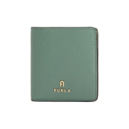 Furla Кошелек из коровьей кожи маленький женский светло-зеленый