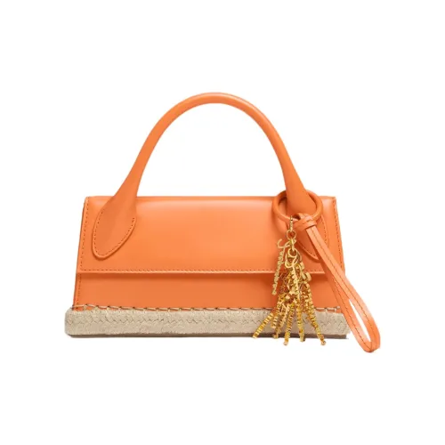 Jacquemus Le Chiquito Коровья кожа Сумка через плечо Сумка Женская Апельсин