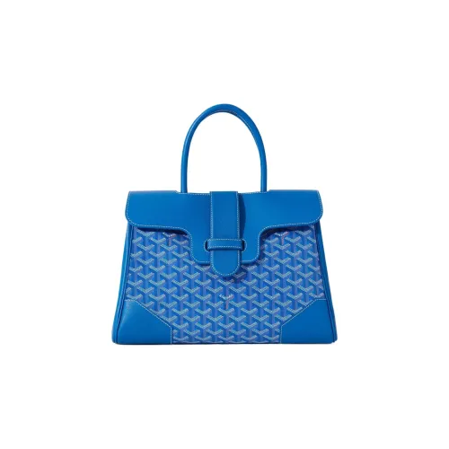 GOYARD Saigon Холст с кожей Saigon Тоут Сумка Сумка через плечо Большая унисекс Синий