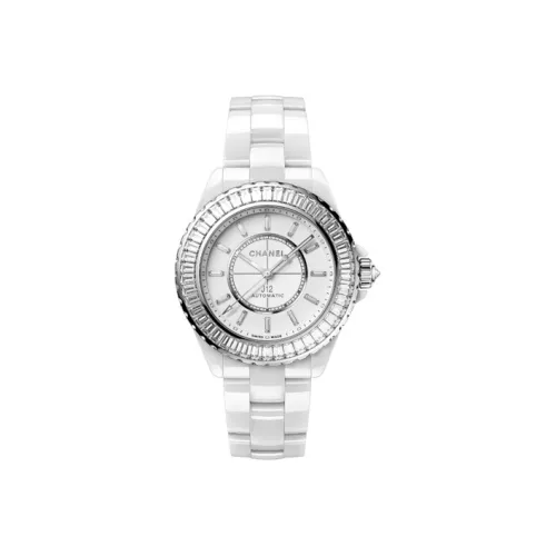 CHANEL Автоматический Механический Movement Женские J12 Часы 38 мм Белые
