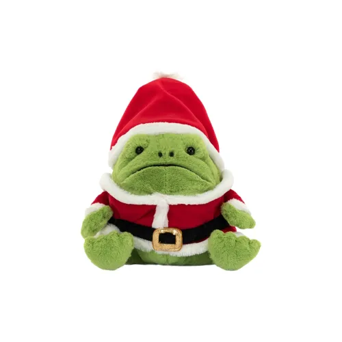JELLYCAT Christmas Series Rain Frog Кукла Плюшевая Кукла Высота в сидячем положении 15 см