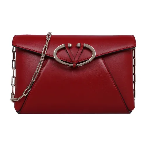 Valentino Кожа Сумка через плечо Красная