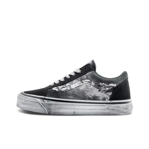 VANS Скейтборд Кроссовки Низкие Черные/Многоцветные Унисекс