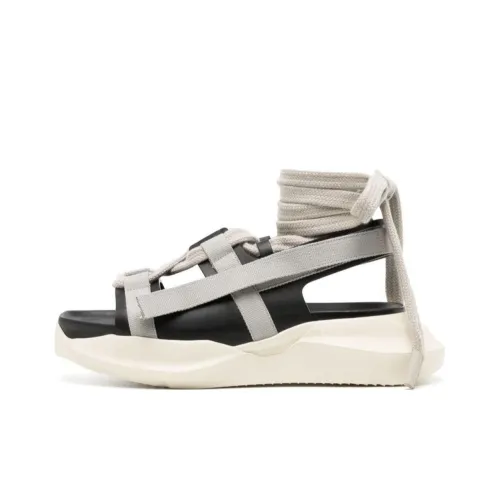 RICK OWENS совместный бренд Пляжные сандалии Черные Мужские
