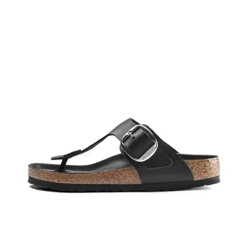 Birkenstock Gizeh Шлепанцы Женские Черные Узкие