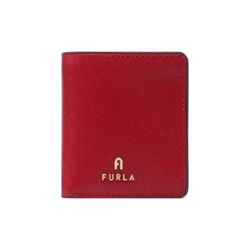 Furla Кошелек из коровьей кожи маленький женский красный