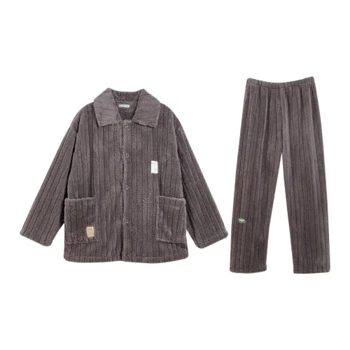 Same Language Пижамный комплект унисекс темно-серый