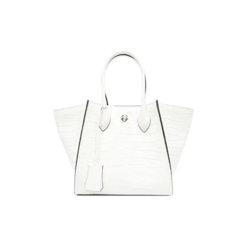 ERMANNO SCERVINO Крокодиловый узор коровья кожа одно плечо сумка обычный женский белый