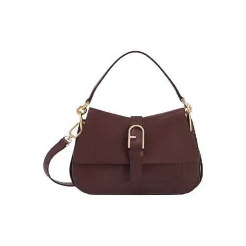 Furla Телячья кожа Сумка через плечо Сумка Мини Женская Бургунди