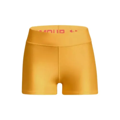 Under Armour Желтые Женские Шорты для Йоги