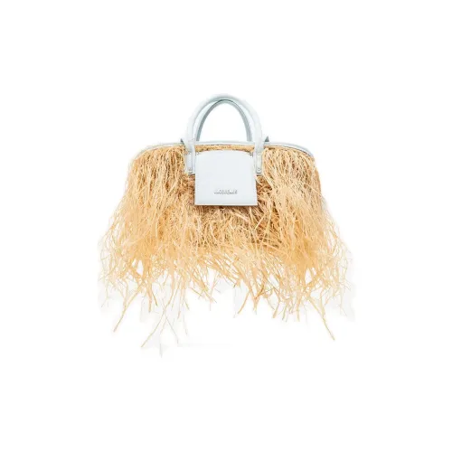 Jacquemus Raffia Beach Корзина Сумка через плечо Сумка для женщин Светло-синий