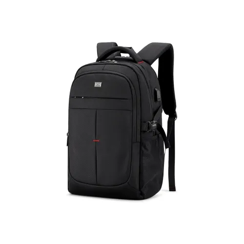 SEPTWOLVES Ткань Рюкзак WO Большой Унисекс Черный