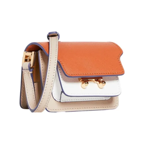 MARNI Основная часть Saffiano Телячья кожа Сумка через плечо Сумка на плечо Женская