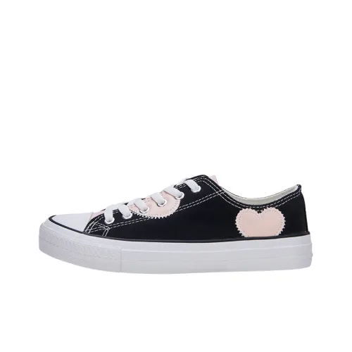 NOME Canvas Shoes Low Top Black Women's