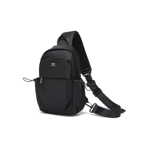 SEPTWOLVES Нейлоновая сумка через плечо сумка на пояс сумка через плечо обычная унисекс черный серый