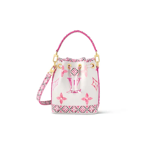 LOUIS VUITTON NOE Покрытый холст Сумка через плечо Экстра Маленькая Женская