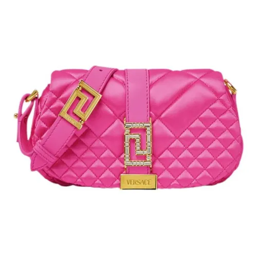 FANSIZHE Greca Goddess Вискоза с шелком тутового дерева и овечьей кожей Сумка через плечо Сумка на плечо Женская Розовая