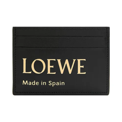 LOEWE Nappa Коровья кожа Держатель для карт Женские Черный
