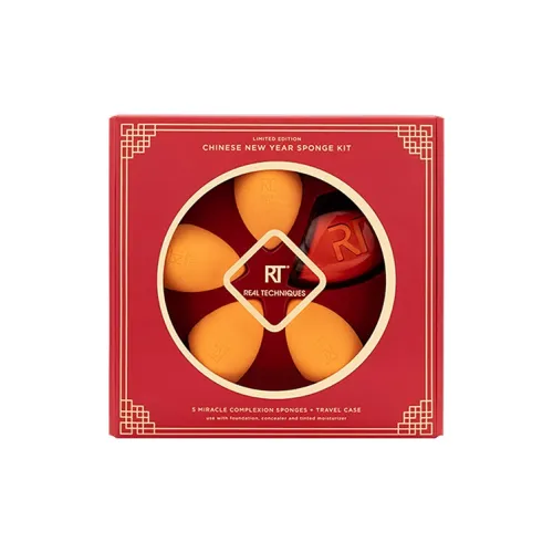 Real Techniques Little Оранжевый Яйцо Супермягкая Макияж Губка Мягкая Нелипкая 5 пар