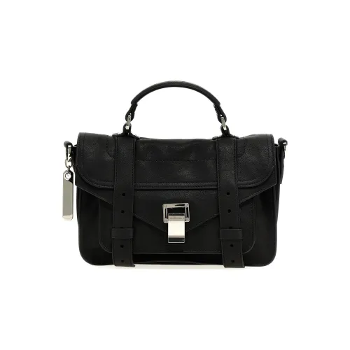 PROENZA SCHOULER Lambskin Сумка через плечо Сумка через плечо Сумка Обычная Женская Черная