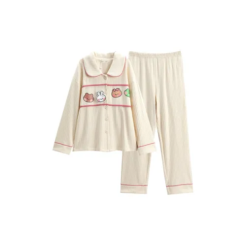 FENTENG FJ2490445 Абрикос Женские Пижамные комплекты