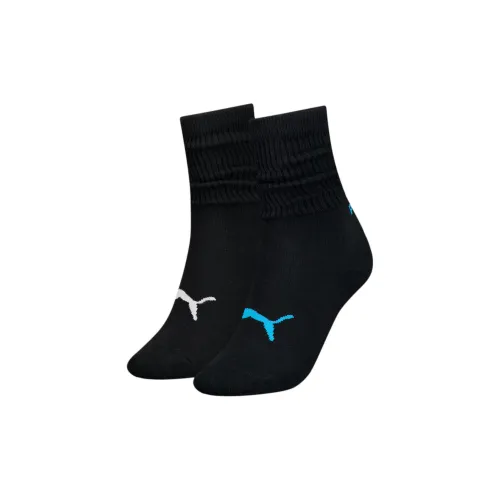 PUMA 2 шт черные женские носки MID до икры