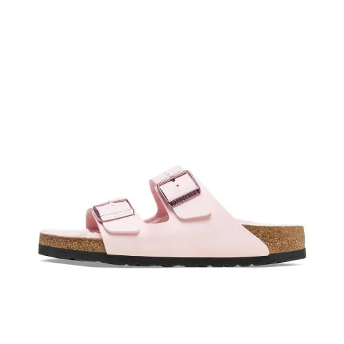 Birkenstock Слипоны Женские Светло-розовые Золотые Узкие