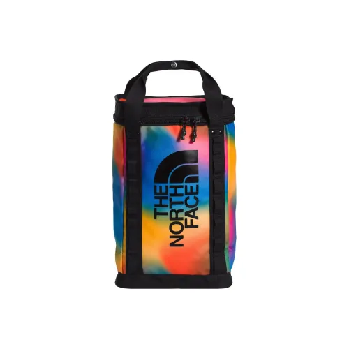 THE NORTH FACE 16L Outdoor Backpack Outdoor Bag Recycled Polyester with Nylon Blue Gradient Print Black Unisex