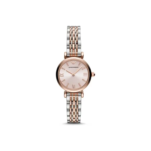 EMPORIO ARMANI Gypsophila Collection Women's Watch Кварцевый механизм ремешок из нержавеющей стали розовый циферблат