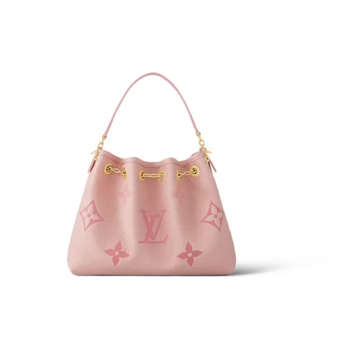 LOUIS VUITTON Летний комплект Кожа Ведро Сумка Сумка через плечо Сумка Обычная Женская Градиент Розовый