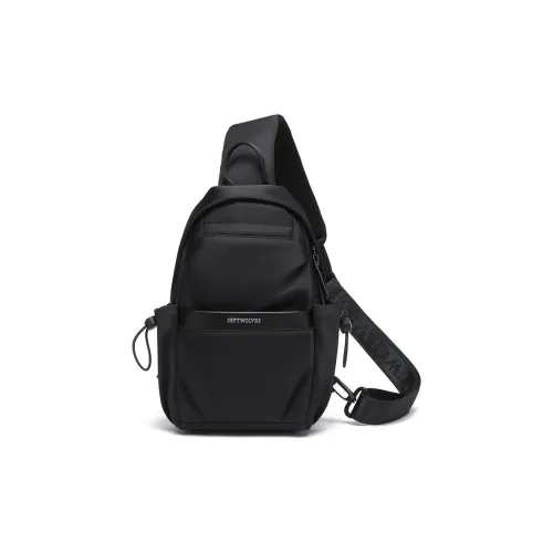 SEPTWOLVES Нейлоновая сумка через плечо Унисекс Черная
