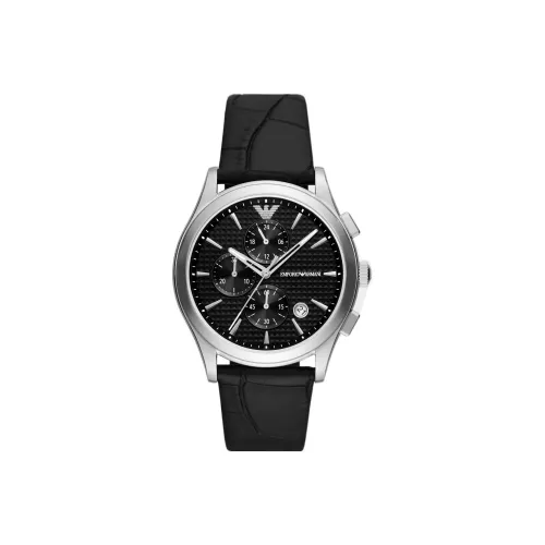 EMPORIO ARMANI Мужские часы Кварцевый механизм Черный циферблат Часы AR11530