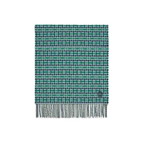 HERMES Вязаные шарфы Мужской Зеленый