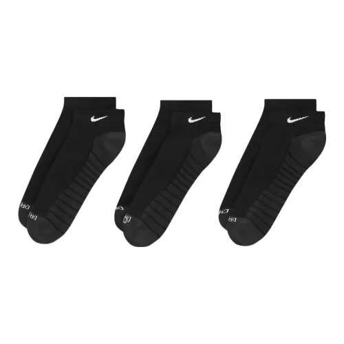 Низкие носки Nike мужские 3 упаковки черные