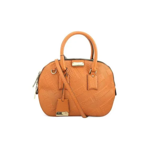 Burberry Коровья кожа Портативная Сумка через плечо Сумка на плечо Стандартная Женская Оранжевая