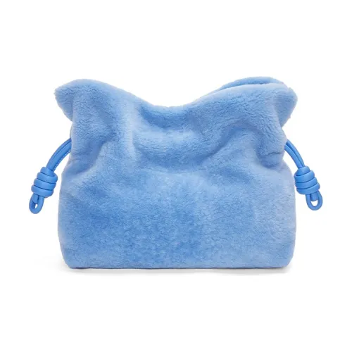 LOEWE Flamenco Shearling Crossbody Clutch Regular Women's Green Purple Blue LOEWE Flamenco Овчина Через плечо Клатч Стандартный Женский Зеленый Фиолетовый Синий
