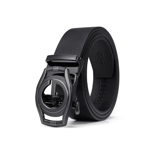 GOLF Цинковый сплав ремень из коровьей кожи мужской ширина 3,5 см